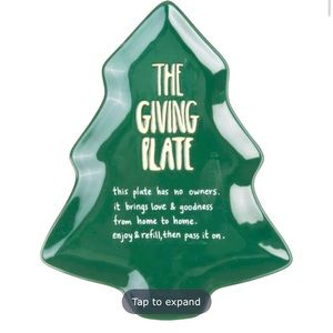 Rae Dunn Giving Plate
